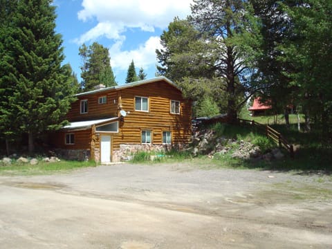 The Brook Trout Mountain Home & its lower parking area for cars, rv's and toys!