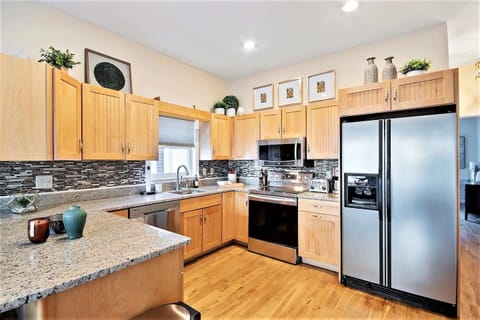 The coffee maker is not included in the amenities we offer.