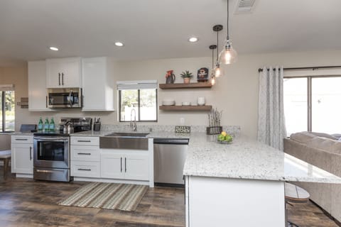 beautiful gourmet kitchen