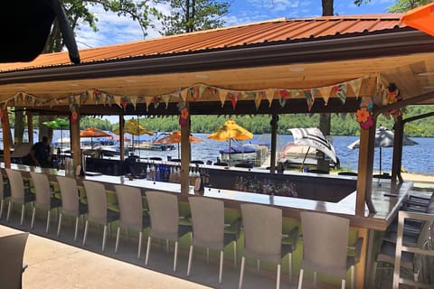 Sit at the outdoor bar and take in the festive atmosphere. This is a 3-min walk!