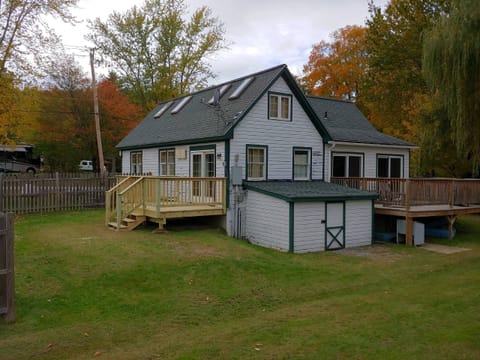 Cottage deck, left side.