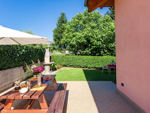 Plant, Property, Sky, Table, Building, Flowerpot, Shade, Architecture, Tree, Houseplant