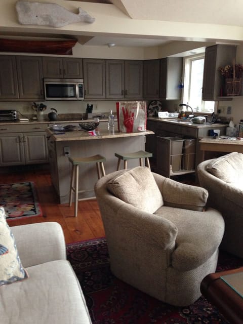 Open floor plan - living room / kitchen