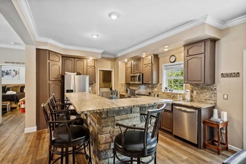 Kitchen with Granite Counters and Stainless Appliances