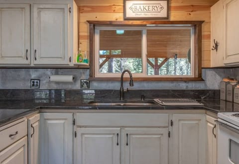 The Kitchen includes many extras like a griddle, crock pot, baking pans, and skillets.