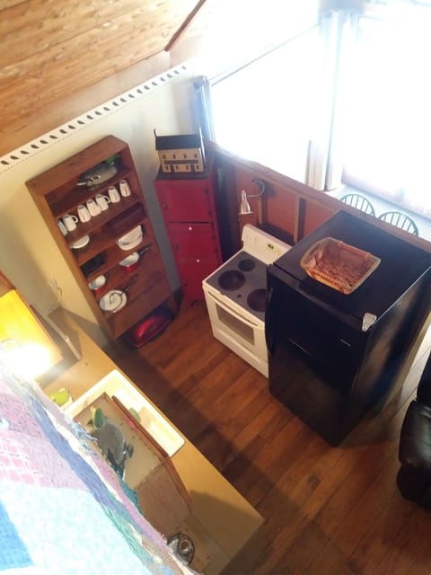 View of Kitchen from loft