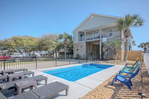 Fenced Pool Area / Exterior - Streetside