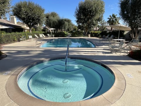 Hot Tub and Pool 30 feet from the back door.