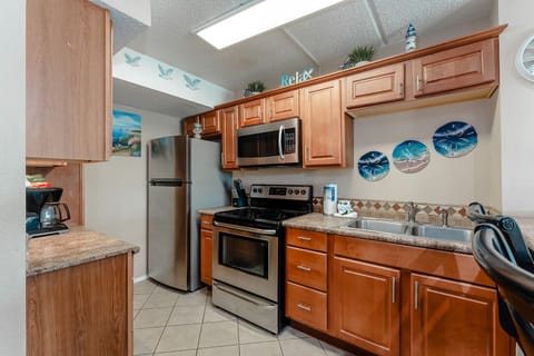Order in from one of the South Padre Island's charming local hot spots or enjoy a homecooked feast in our petite kitchen with dining area.