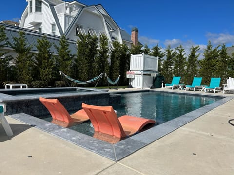 Private backyard with beautiful saltwater pool and spa!