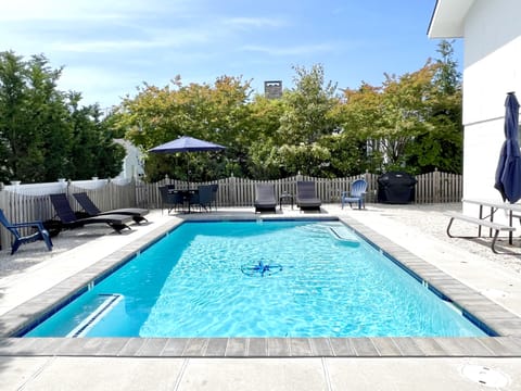 Private, heated pool.
