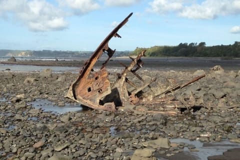 The local shipwreck andquot;Gairlochandquot; 2