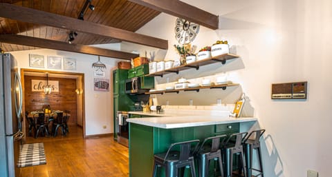 Extra bar seating for the kiddos