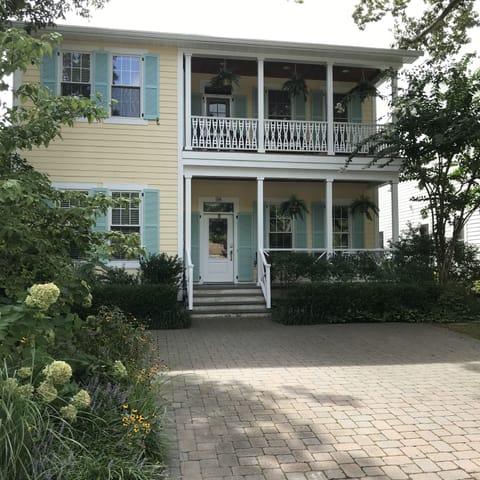 Driveway for off street parking fits 2-3 vehicles