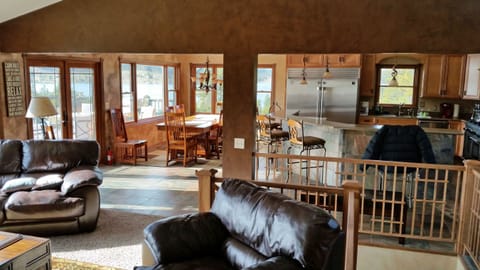 View of dining area from living room
