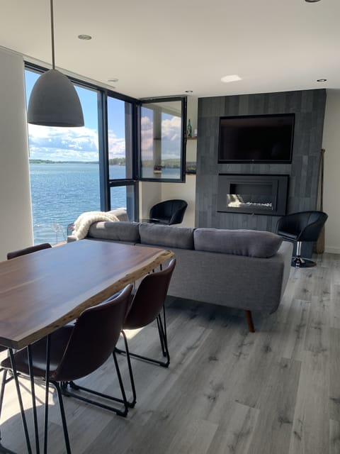 Open concept living room and kitchen