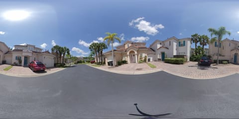Tuscan Hills - Brunello Drive Davenport, FL main Villa Entrance - teal door
