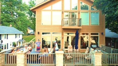 Lounge furniture and fire table perfect for entertaining