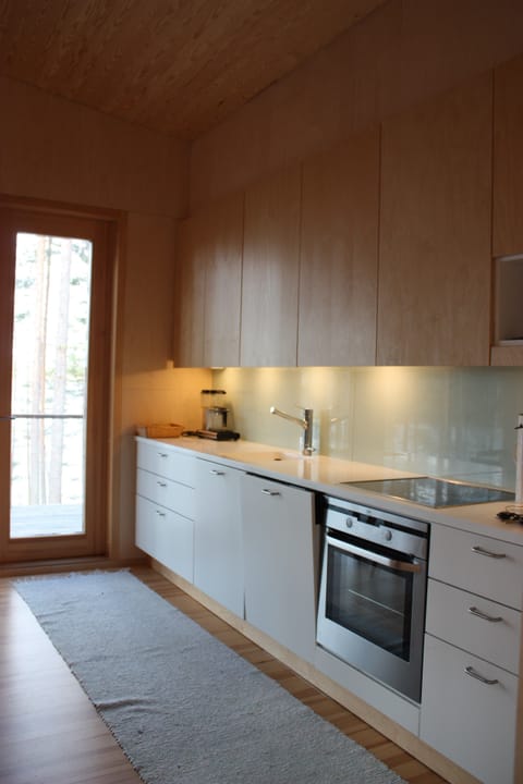 Open kitchen with access to terrace