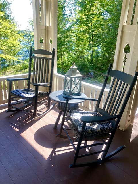 Perfect spot for morning coffee or a cool afternoon drink.