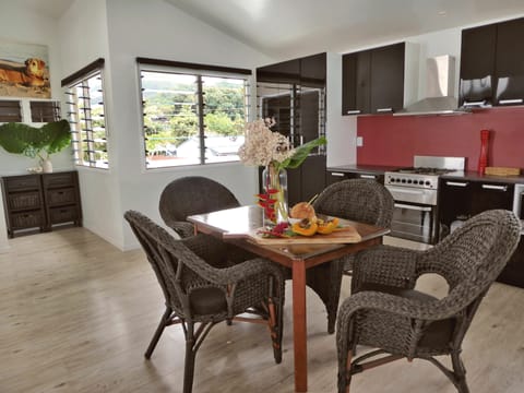 the white walls, high ceiling and lots of windows letting in lots of light