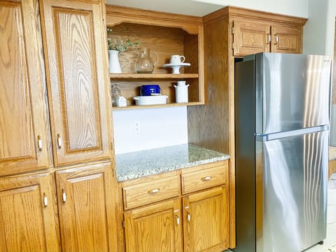New stainless fridge