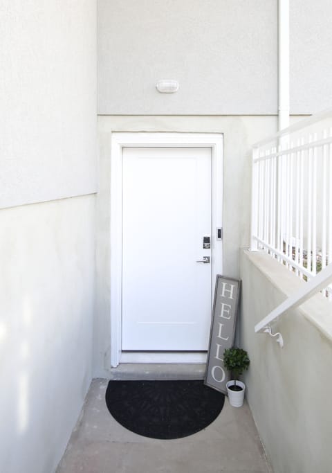 Basement apartment entrance 