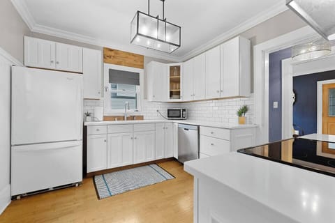 Spacious and bright.