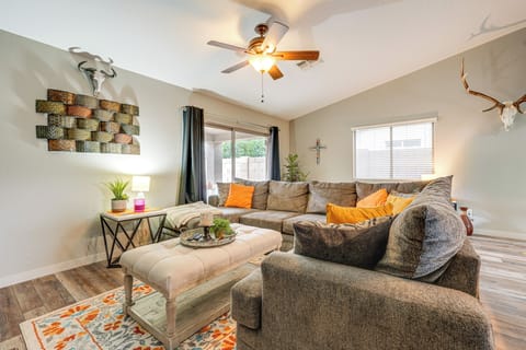 San Tan Valley Vacation Rental | 3BR | 2BA | 1 Step Required | 1,600 Sq Ft