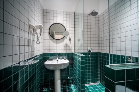 Modern design we have even in our bathroom. Have a nice morning shower