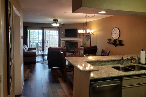 View From the Condo Entrance.