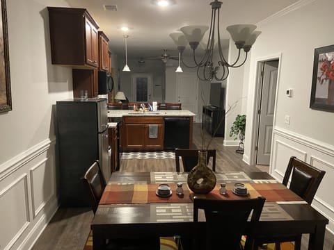 Room view from the dining area