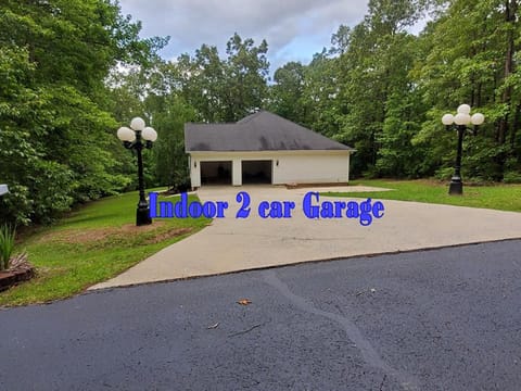 Indoor 2 Car Garage. 
