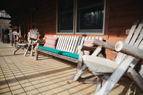 South facing front porch