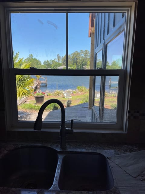 Another improvement? Why not! Enlarged kitchen window adds more!