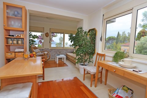 Spacious and bright living room in which you all could spend some nice time