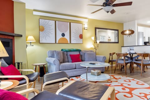 Living Room with Fireplace
