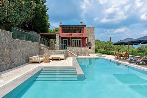 Pool is sounded by sun-beds and lounge areas perfect for relaxing under the sun