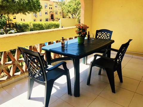 Terrace with partial sea views