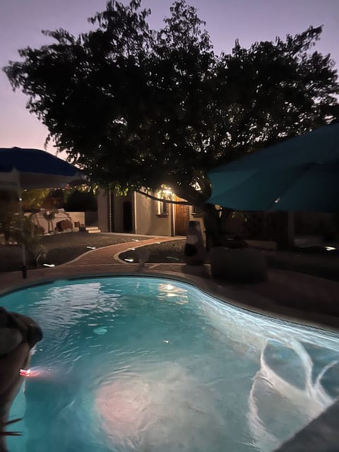 pool looking toward Casita