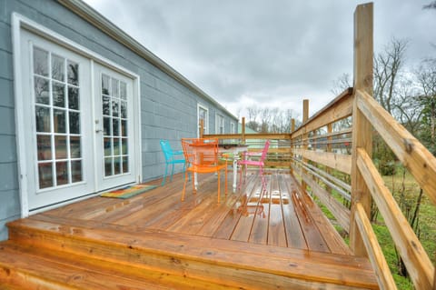 A great patio for a morning cup of coffee or evening cocktail.