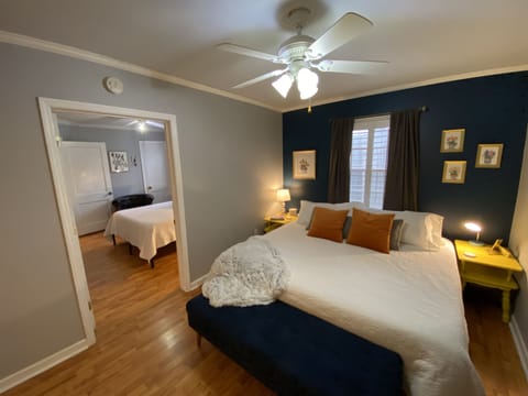 Bedroom 1

**NEWLY ADDED** King bed

Attached bath & closet, Roku TV & dresser