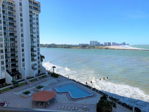440 West 804N Balcony opens up to amazing water front pool and SandKey Island views