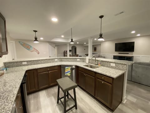 Beautiful new wet bar