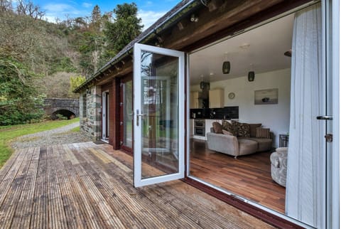 Patio doors open wide for easy access onto the decking (new decking Feb 2026)