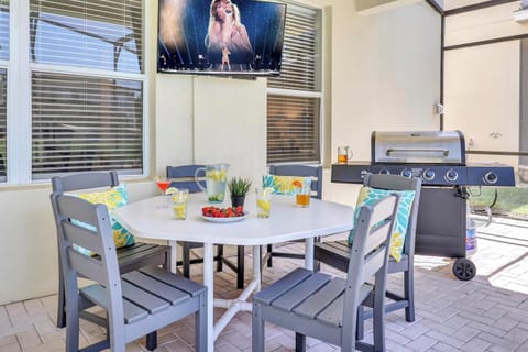 Poolside 55 inch TV & Grill!