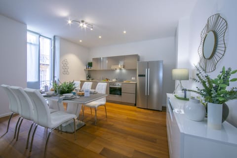 Kitchen and dining area