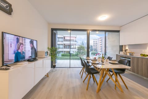 Kitchen and dining area