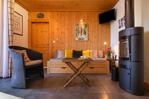 Living room with HDTV