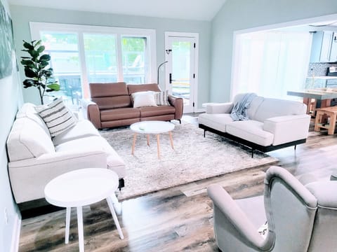 Living room view from the front door.